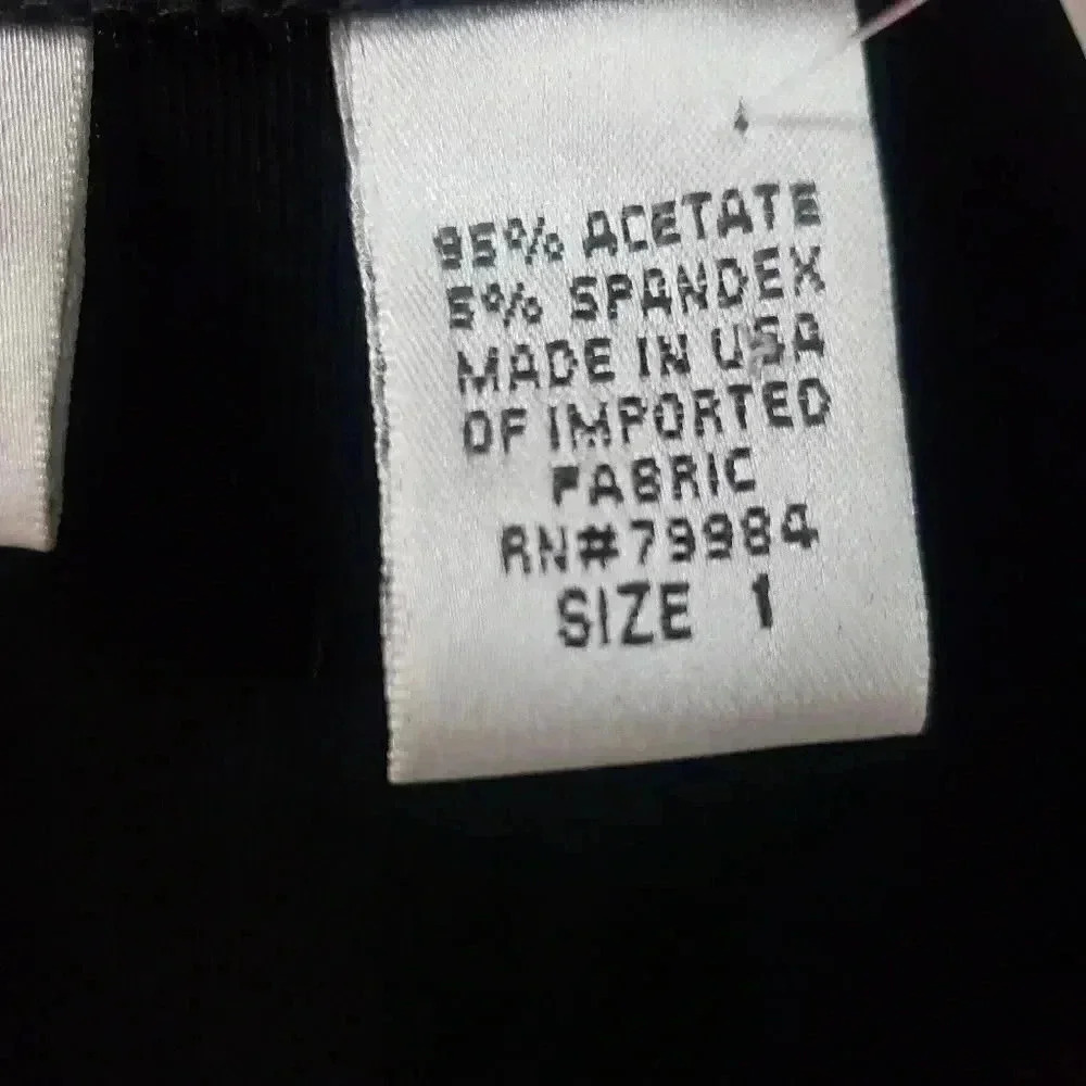 Chico's Travelers Size 1 Faux Wrap Dress with Tie - Picture 5 of 7